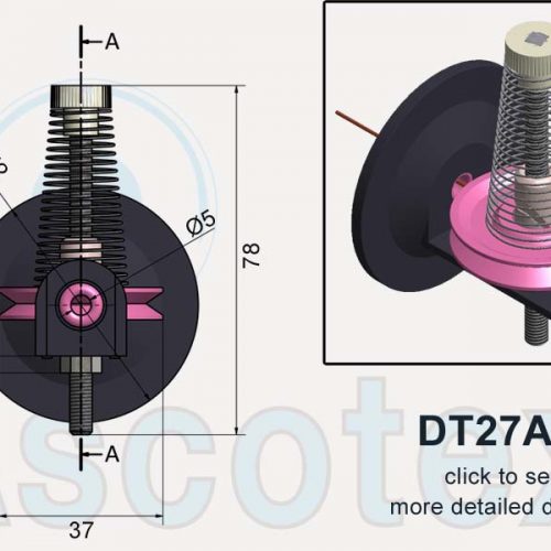 Đĩa tăng lực căng dây Ascotex DT27AC – Disc Tensioner